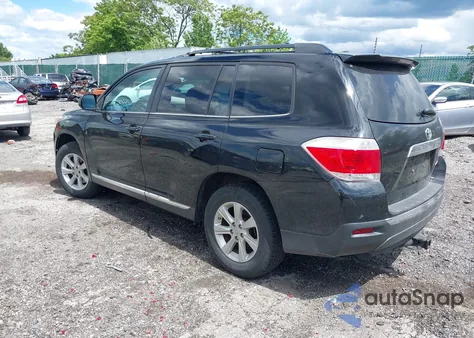 2013 Toyota Highlander Se V6 from USA, damaged, VIN 5TDBK3EH1DS270828